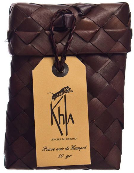 Poivre noir de Kampot - IGP - Biologique - Premium - en grains - 50g - Palme- KHLA