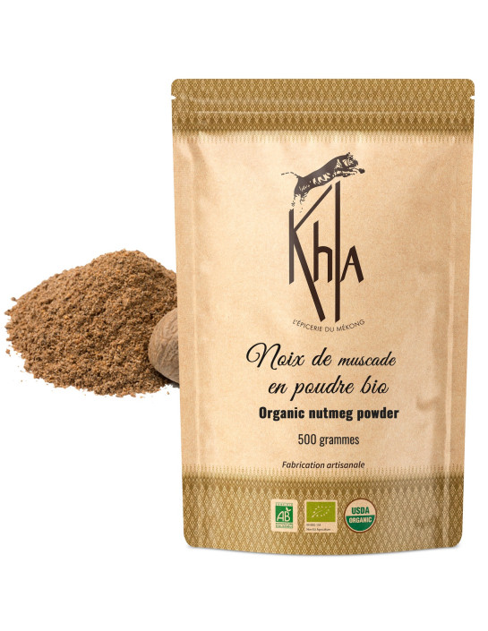 Noix de muscade - Biologique - en poudre - 500g- KHLA