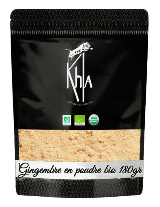 Gingembre - Biologique - en poudre - 180g- KHLA