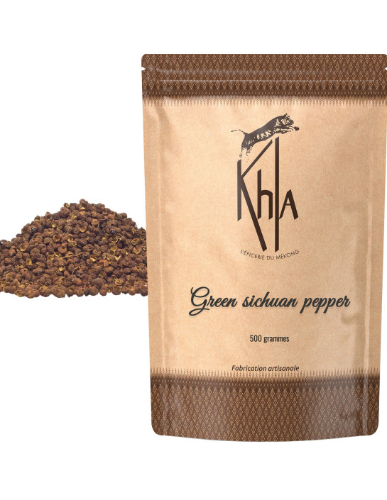 Poivre vert de Sichuan - en grains - 500g- KHLA