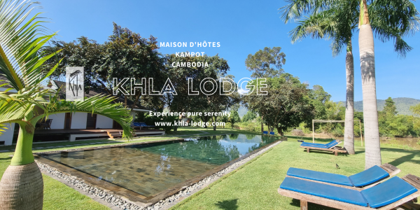 Khla Lodge, boutique-hôtel d'exception à Kampot, Cambodge