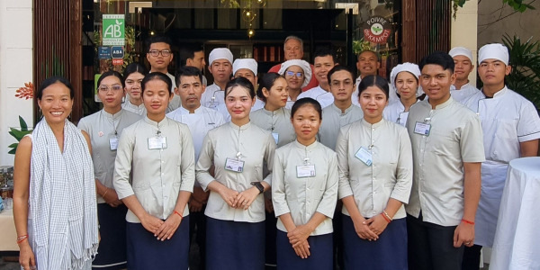 L'école d'hôtellerie et de restauration Paul Dubrule à Siem Reap